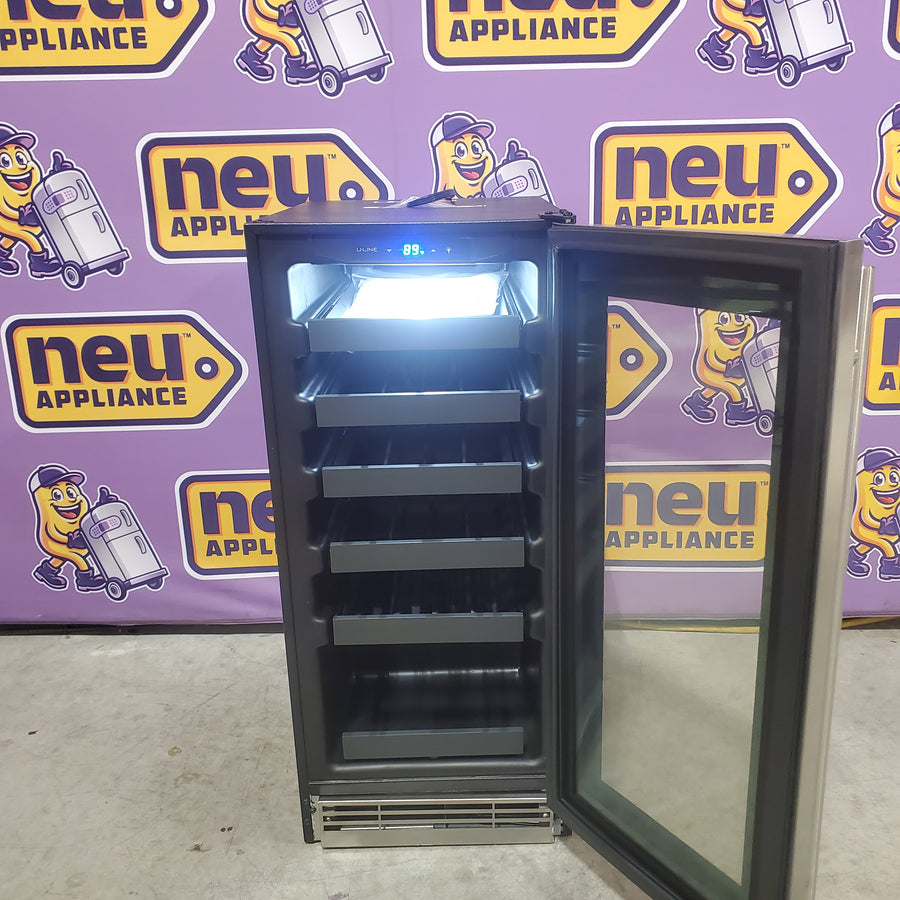 U-Line 1 Class 24-bottle Wine Refrigerator with Convection Cooling System in Stainless Steel UHWC115-SG01A - Scratch & Dent (Minor)