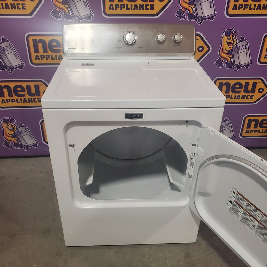 Maytag 29 Inch 7.0 cu. ft. Electric Dryer with 15 Drying Cycles, 4 Temperature Settings, Wrinkle Control Options and Heavy Duty Cycle 05121109 - MEDC215EW - Certified Refurbished