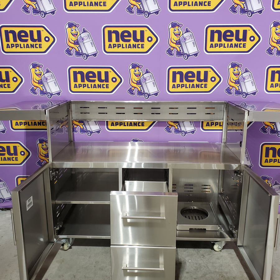 Coyote 50" Grill Cart in Stainless Steel C1HY50CT - Scratch & Dent (Minor)