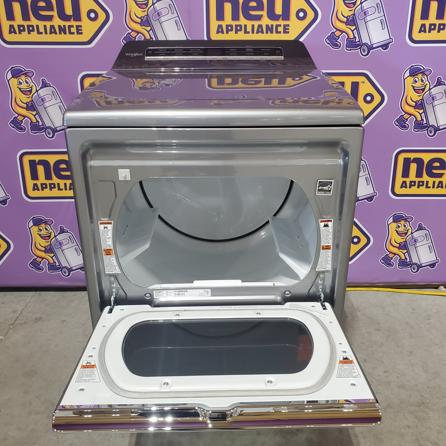 Whirlpool Top Load Electric 7.4 Cu. Ft. Dryer with Advanced Moisture Sensing and Wrinkle Shield Technology WED8127LC - Scratch and Dent (Minor)
