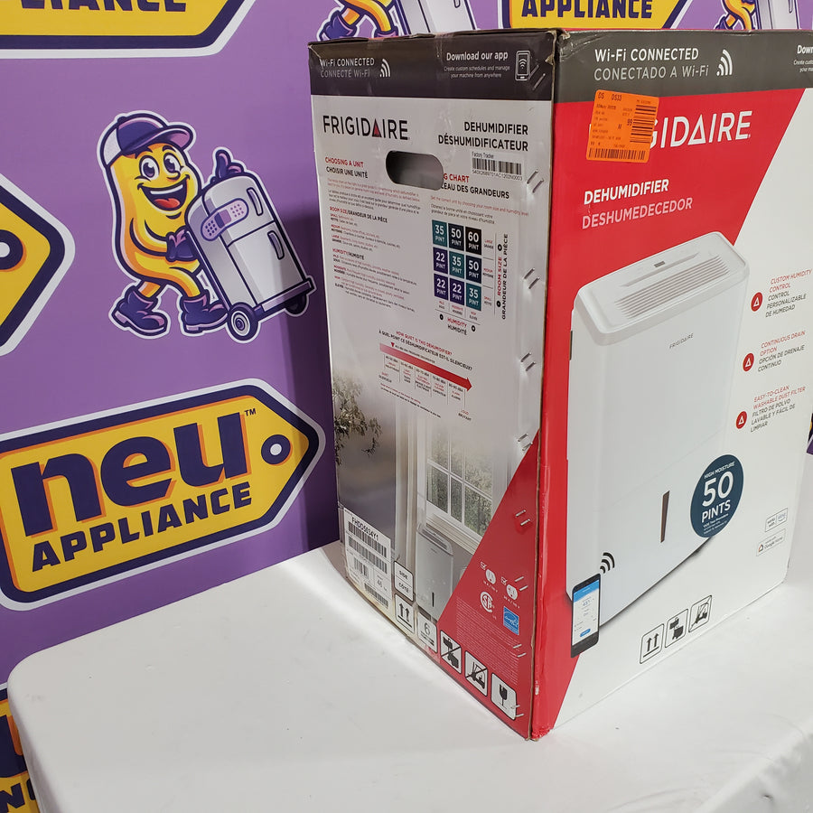 Frigidaire 50 Pint Dehumidifier with Wi-Fi (Energy Star) FHDD5034Y1 - New in Box