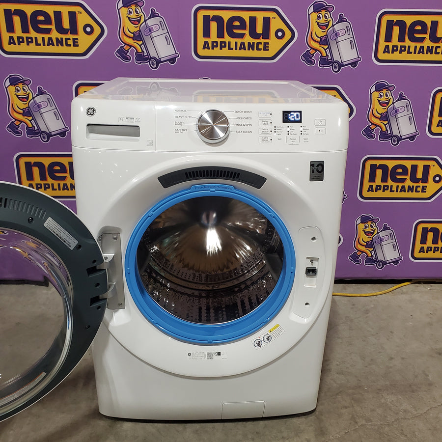 GE® ENERGY STAR® 4.6 cu. ft. Capacity Smart Front Load Washer with UltraFresh Vent System with OdorBlock™ GFW350SSYWW - Open Box