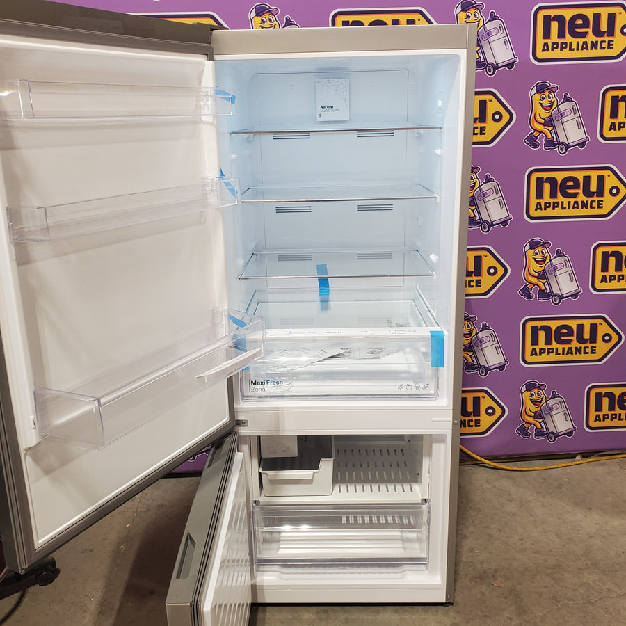 Summit 28" Wide Bottom Mount Refrigerator-Freezer with Icemaker FFBF154SSIMLHD - Scratch & Dent (Minor)