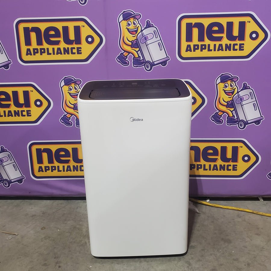 Midea 8,000 BTU Smart Portable Air Conditioner for Rooms up to 350 Sq. Ft. with Remote, 3 Speeds, Dual Filter, Wi-Fi in White MPX0812CWRU - Open Box