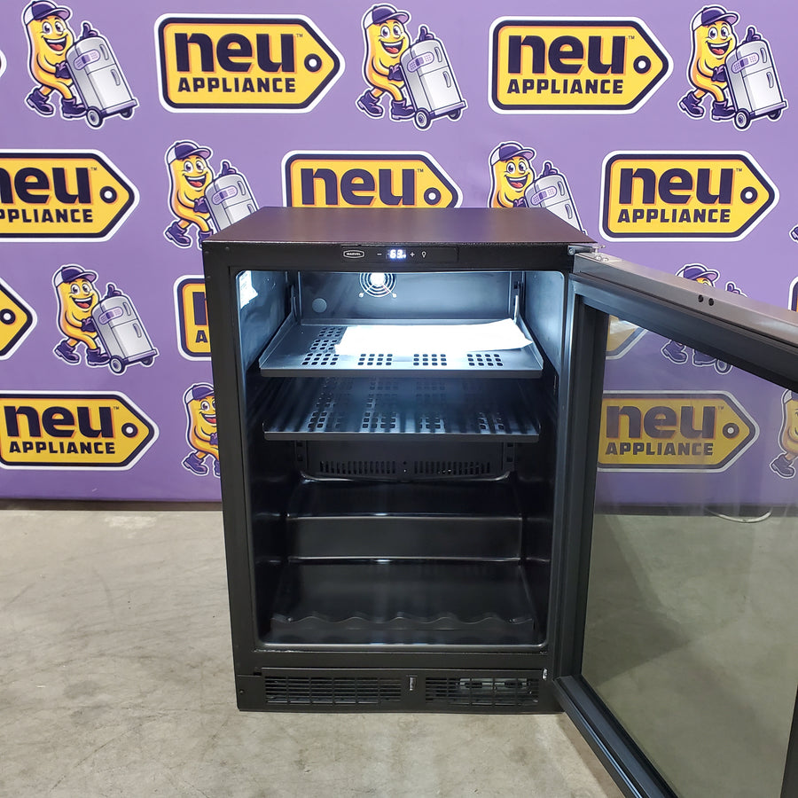 Marvel 24 Inch Built-In Undercounter Beverage Center with 6 Bottle/190 Can Capacity, Dynamic Cooling Technology, Digital Controls, Reversible Door, and ENERGY STAR® Certified MLBV124SG01A - Open Box