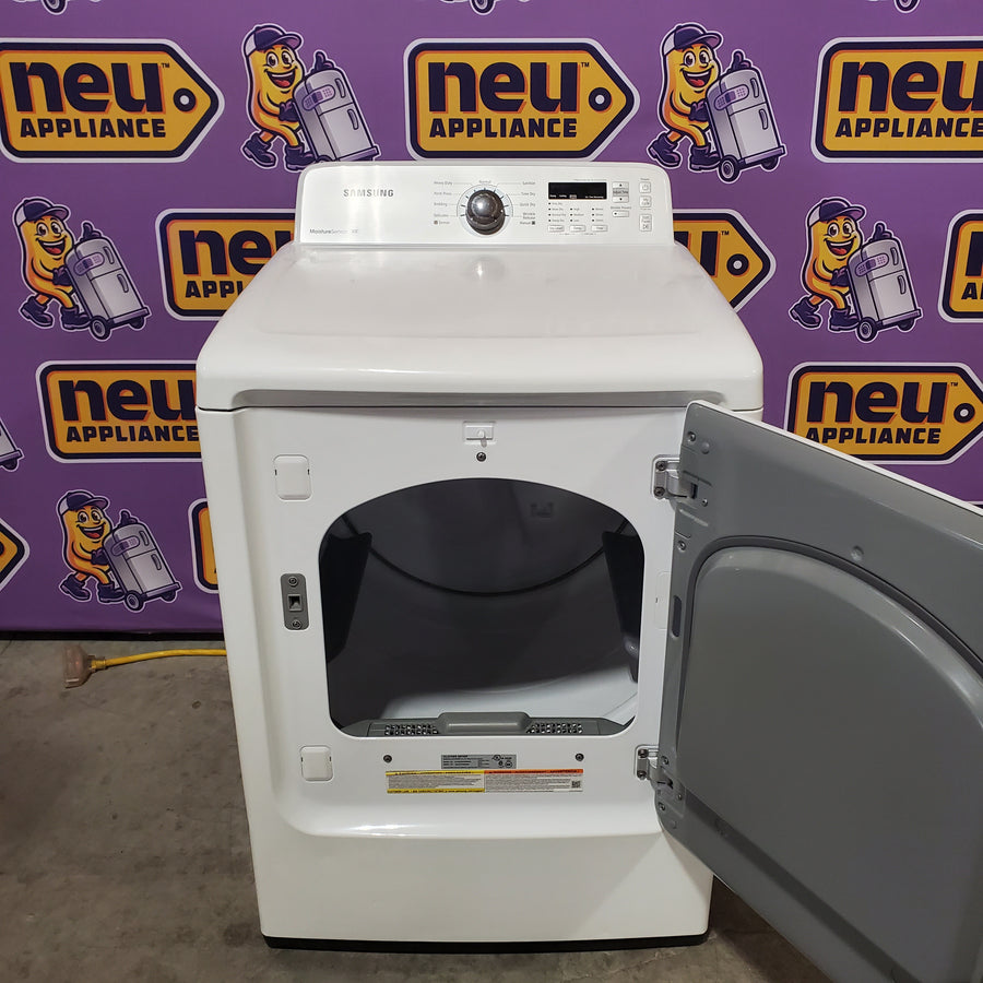 Samsung 7.2-cu ft Electric Dryer in White DV400EWHDWR - Certified Refurbished