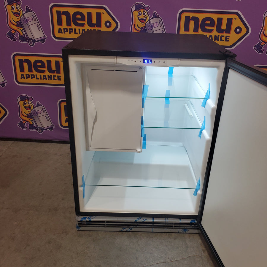U-Line - 1 Class 4.2 Cu. Ft. Undercounter Refrigerator with Ice Maker in Stainless Steel UHRI124SS01A - Open Box