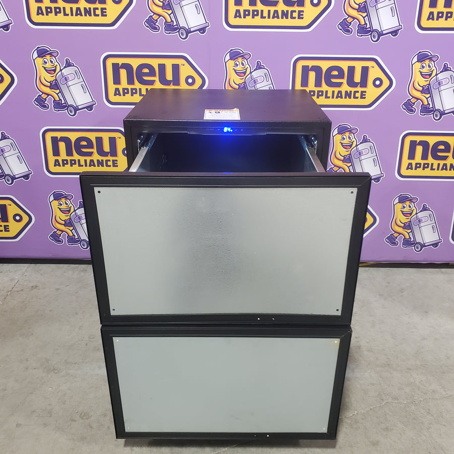 U-Line 24" Refrigerator Drawers with 5.2 Cu. Ft. Capacity, Full-Extension Drawers, Digital Touch Pad Control, LED Lighting, Convection Cooling, and ENERGY STAR UHDR124-IS61A - Open Box