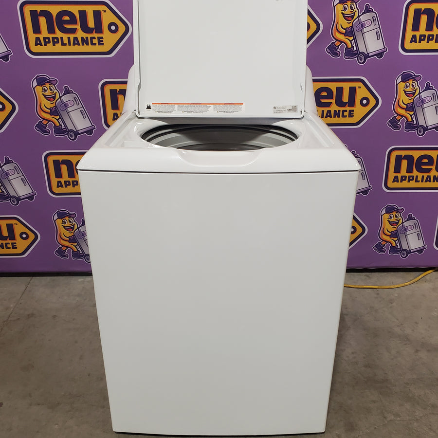 GE® 4.5 cu. ft. Capacity Washer with Stainless Steel Basket in White GTW485ASJWS - Certified Refurbished