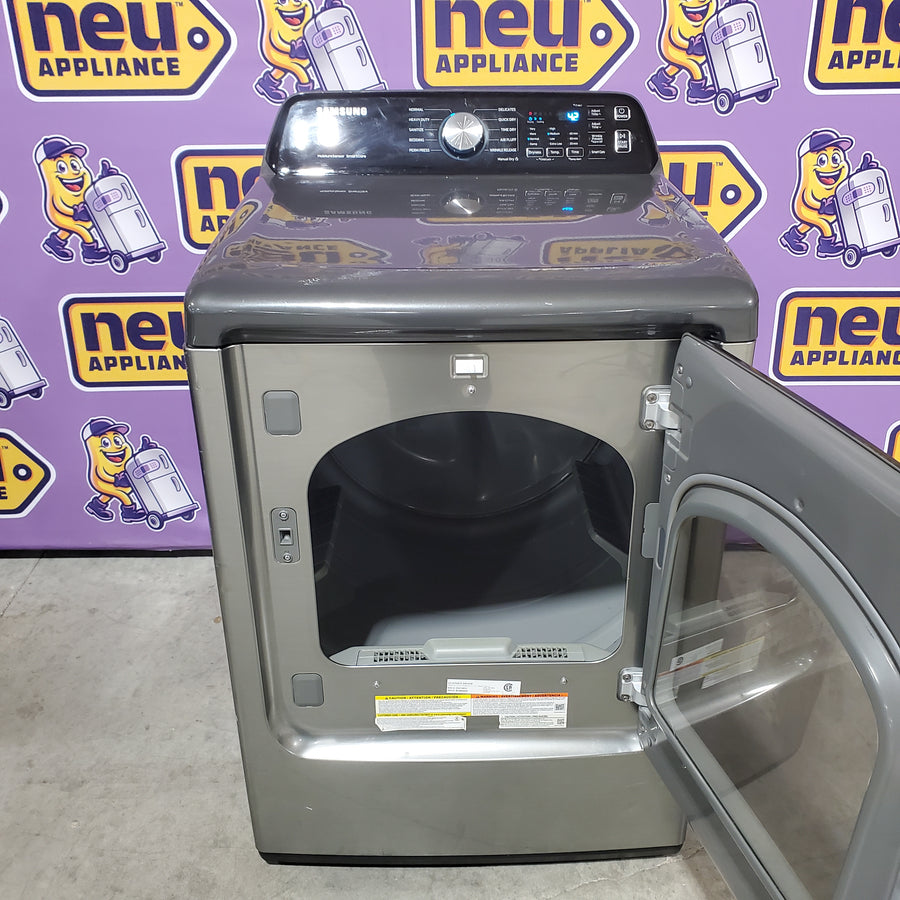 Samsung 7.4 Cu. Ft. Gas Dryer with Sensor Dry in Platinum 3511228 - DVG45T3400P - Certified Refurbished