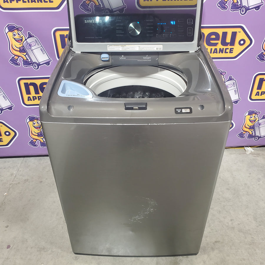 Samsung 4.5 cu. ft. Capacity Top Load Washer with Active WaterJet in Platinum WA45T3400AP - Certified Refurbished