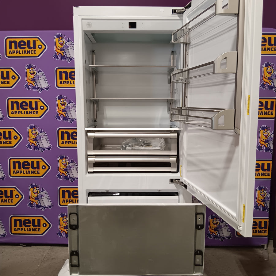 Bertazzoni Built-in Bottom Mount Refrigerator with Ice Maker REF36BMBIPRT - Scratch & Dent (Minor)