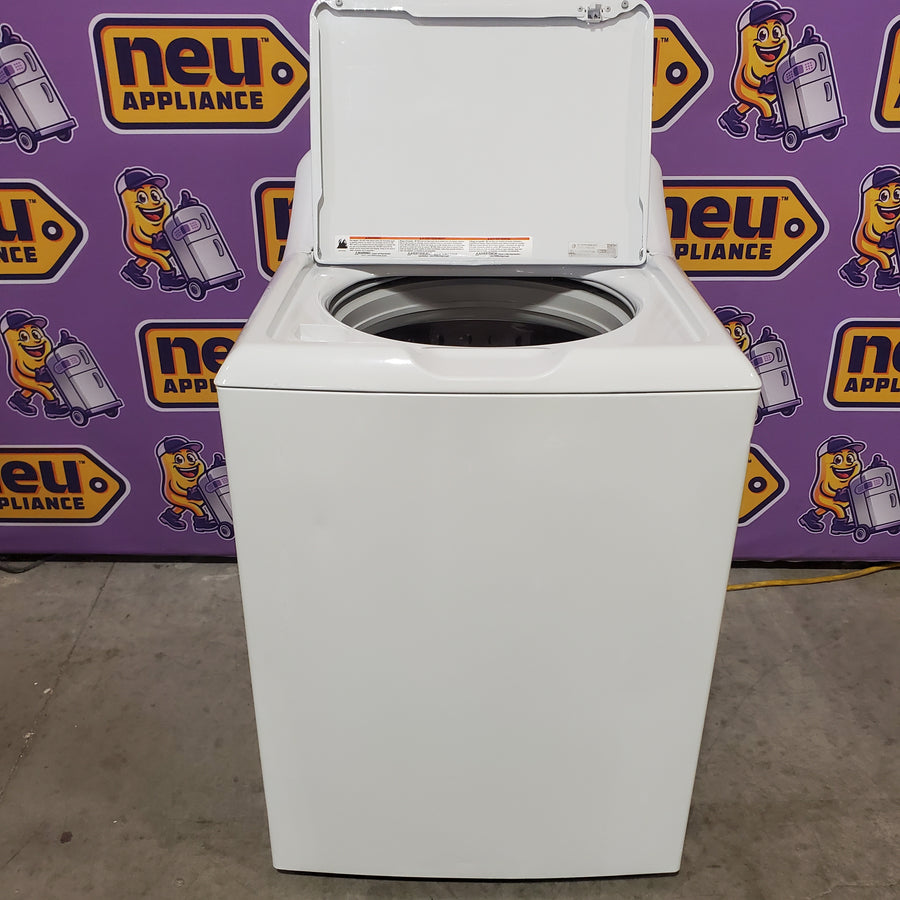 GE® 4.2 cu. ft. Capacity Washer with Stainless Steel Basket GTW335ASNWW - Certified Refurbished