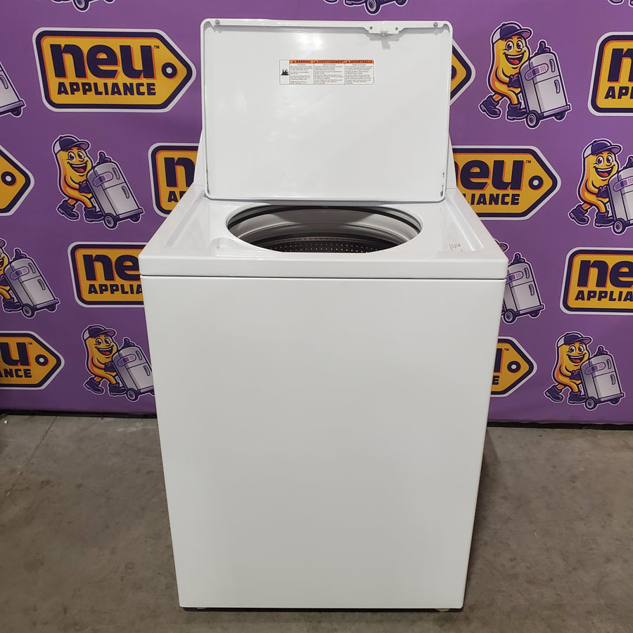 Whirlpool White Top Load 3.8 Cu. Ft. Washer with Late Lid Lock WTW4655JW2 - Certified Refurbished and Whirlpool 7.0 cu. ft. Electric Dryer with Auto-Moisture Sensing WED4850HW - Certified Refurbished