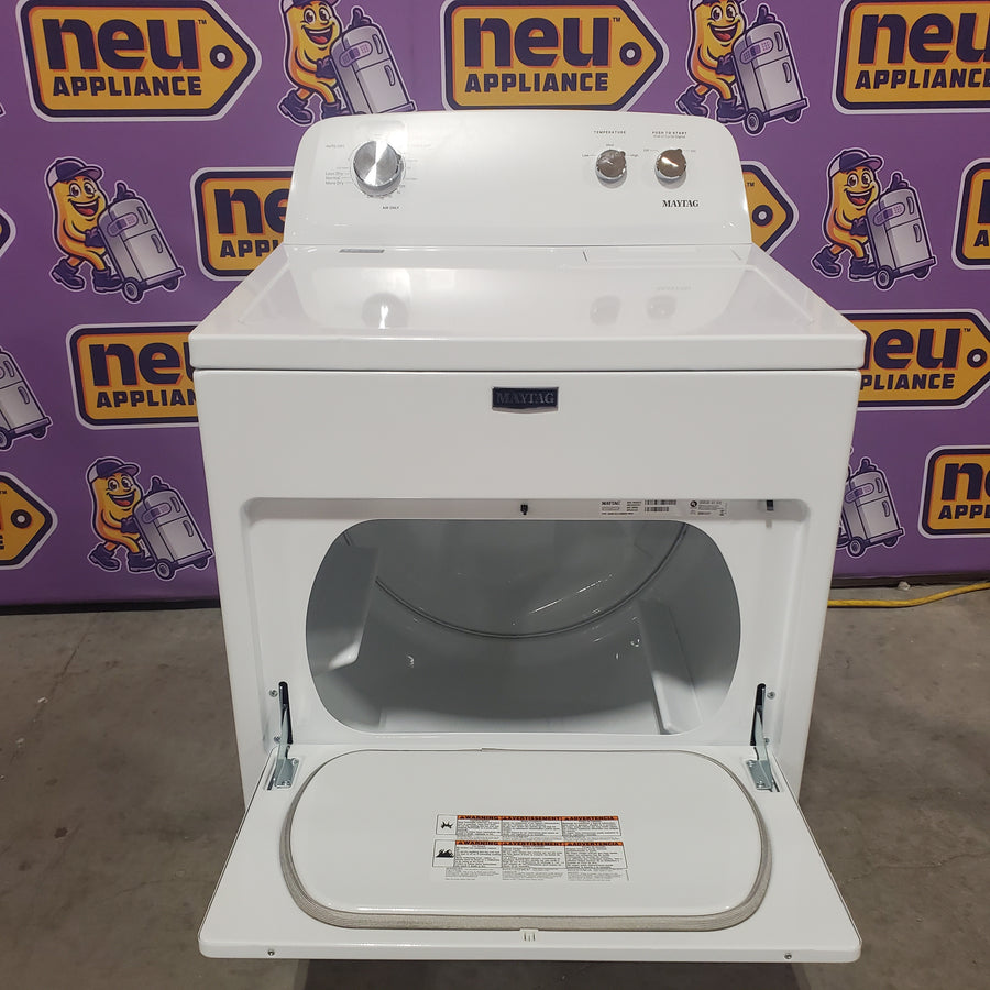Maytag Top Load 3.8 cu. ft. Washer with Deep Fill and Quick Wash Cycle MVW4005SW - Scratch & Dent (Minor) and Maytag Top Load Electric Wrinkle Prevent 7.0 cu. ft. Dryer with Auto Dry MED4005SW - Scratch & Dent (Minor)