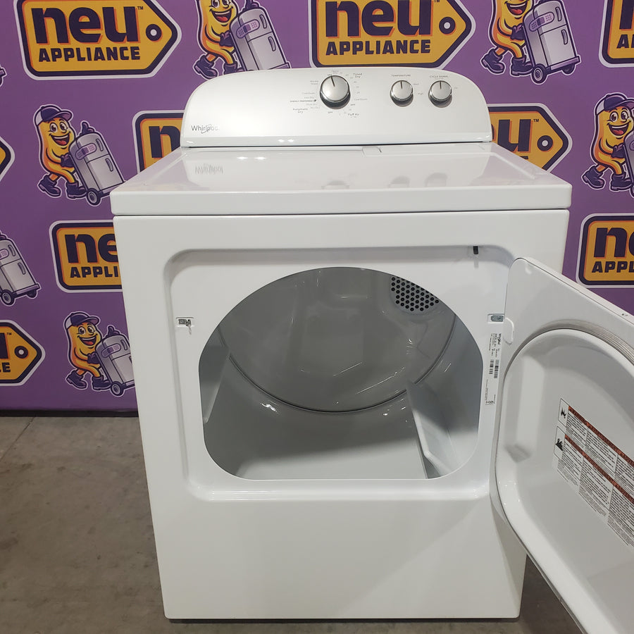 Whirlpool White Electric Extra Large 7.0 Cu. Ft. Dryer with Wrinkle Shield WED4815EW - Open Box
