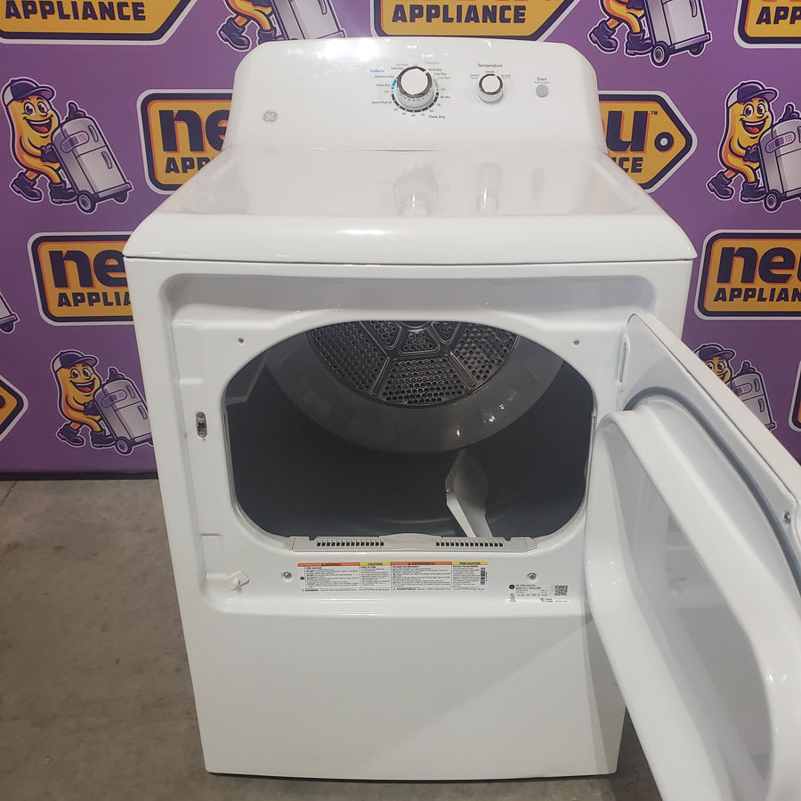 GE® 4.5 cu. ft. Capacity Washer with Stainless Steel Basket in White GTW465ASNWW - Certified Refurbished and GE® 7.2 cu. ft. Capacity Aluminized Alloy Drum Electric Dryer GTD33EASKWW - Certified Refurbished
