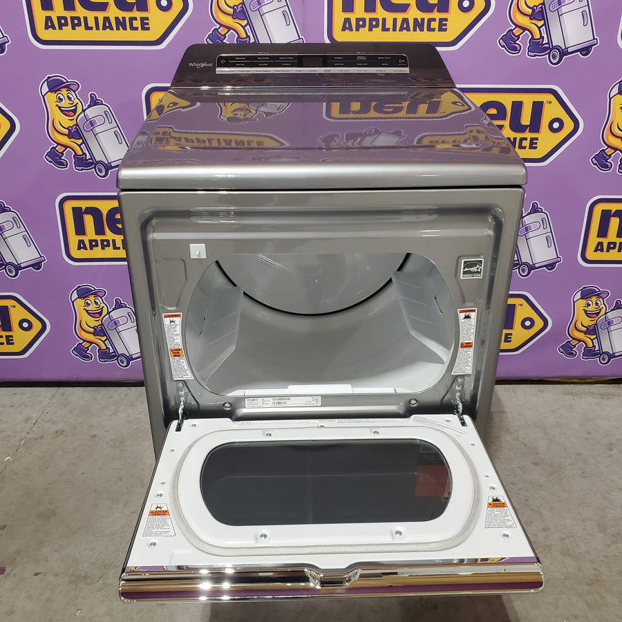 Whirlpool Top Load Electric 7.4 Cu. Ft. Dryer with Advanced Moisture Sensing and Wrinkle Shield Technology WED8127LC - Scratch and Dent (Minor)
