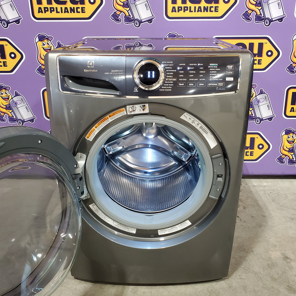 Electrolux Titanium Front Load 600 Series 4.5 Cu. Ft. Washer with Smartboost and Hand Wash Cycle 22521682 - ELFW7637AT - Open Box