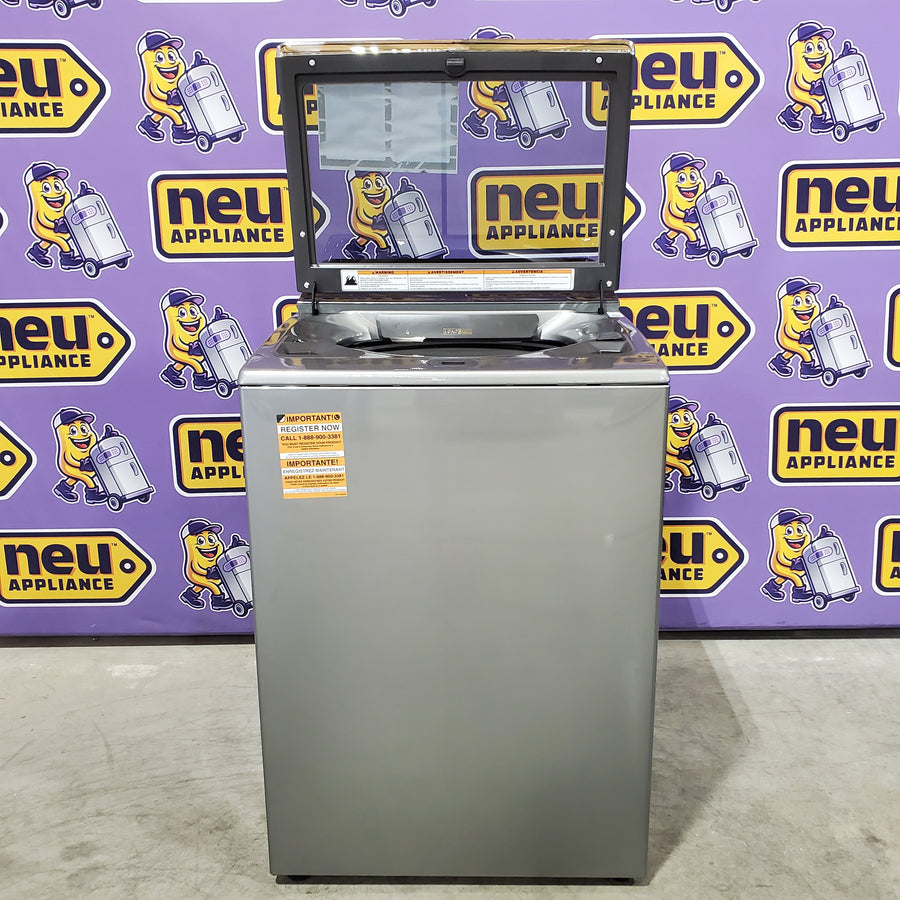 Whirlpool Chrome Shadow 5.2 - 5.3 cu. ft. ENERGY STAR Top Load Washer with 2 in 1 Removable Agitator and Load & Go™ Dispenser 22521684 - WTW8127LC - Open Box