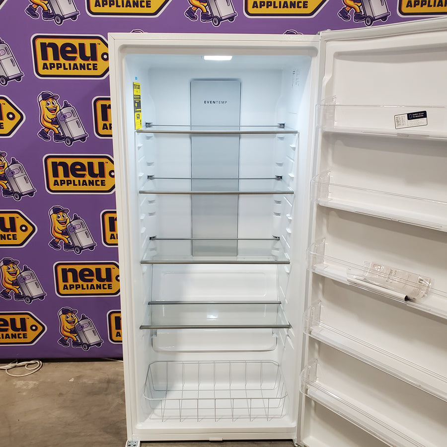 Frigidaire 20 Cu. Ft. ENERGY STAR Garage Ready White Upright Freezer with EvenTemp™ Cooling System FFUE2024AW - Scratch & Dent (Minor)