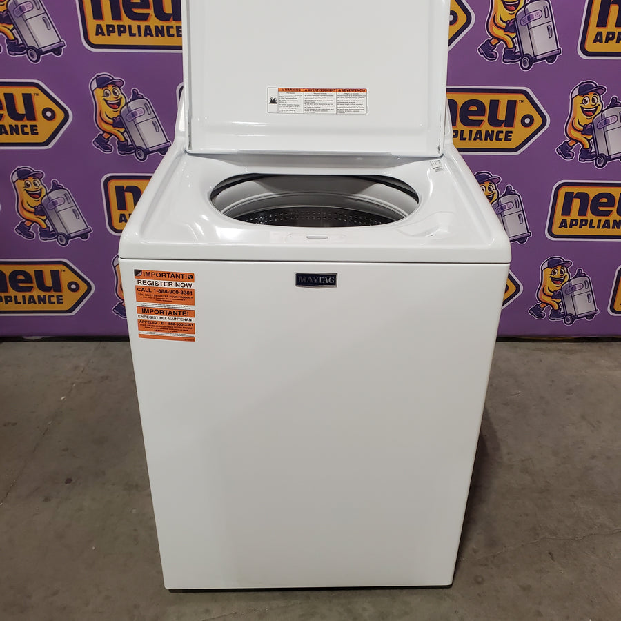 Maytag 4.2 Cu. Ft. Capacity Top Load Washer in White MTW4205SW - Open Box