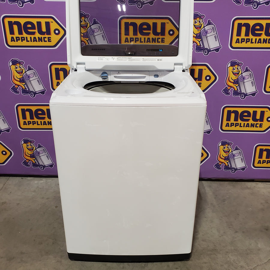 Samsung Top Load 5.0 Cu. Ft. Washer with Super Speed in White WA50R5400AW - Certified Refurbished