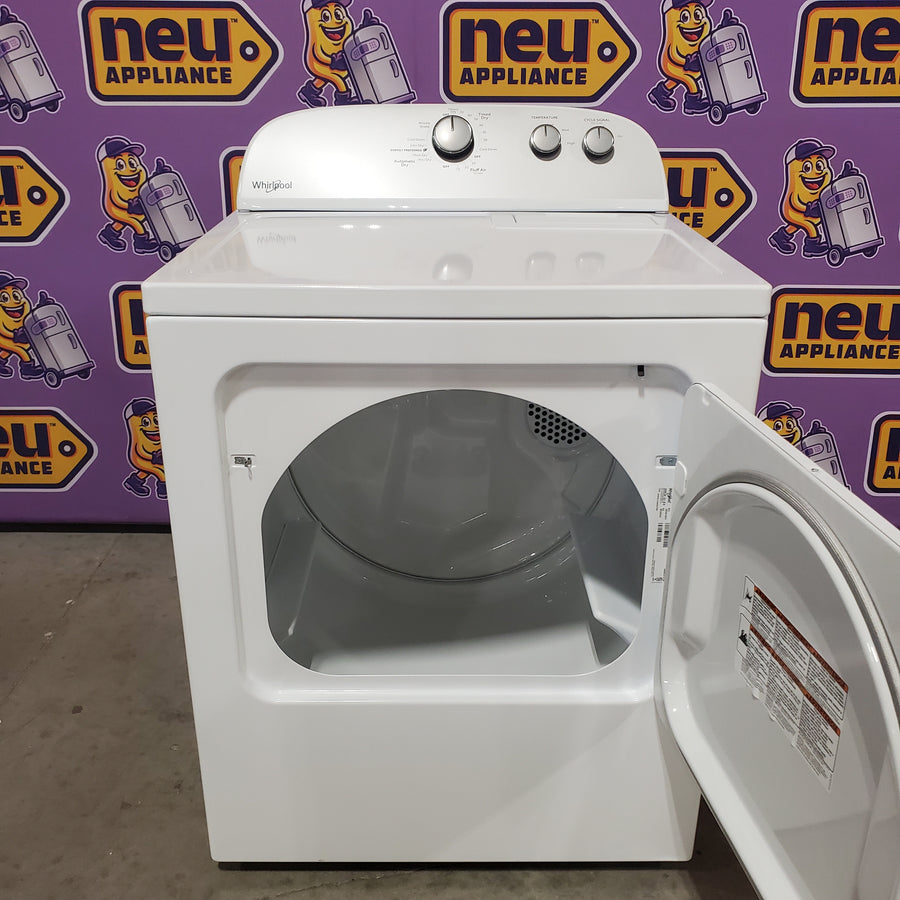 Whirlpool Top Load 3.5 Cu. Ft. Washer with Deep Water Wash Option WTW4816FW - Scratch & Dent (Minor) and Whirlpool Vented 7.0 Cu. Ft. Electric Dryer WED4815EW - Open Box