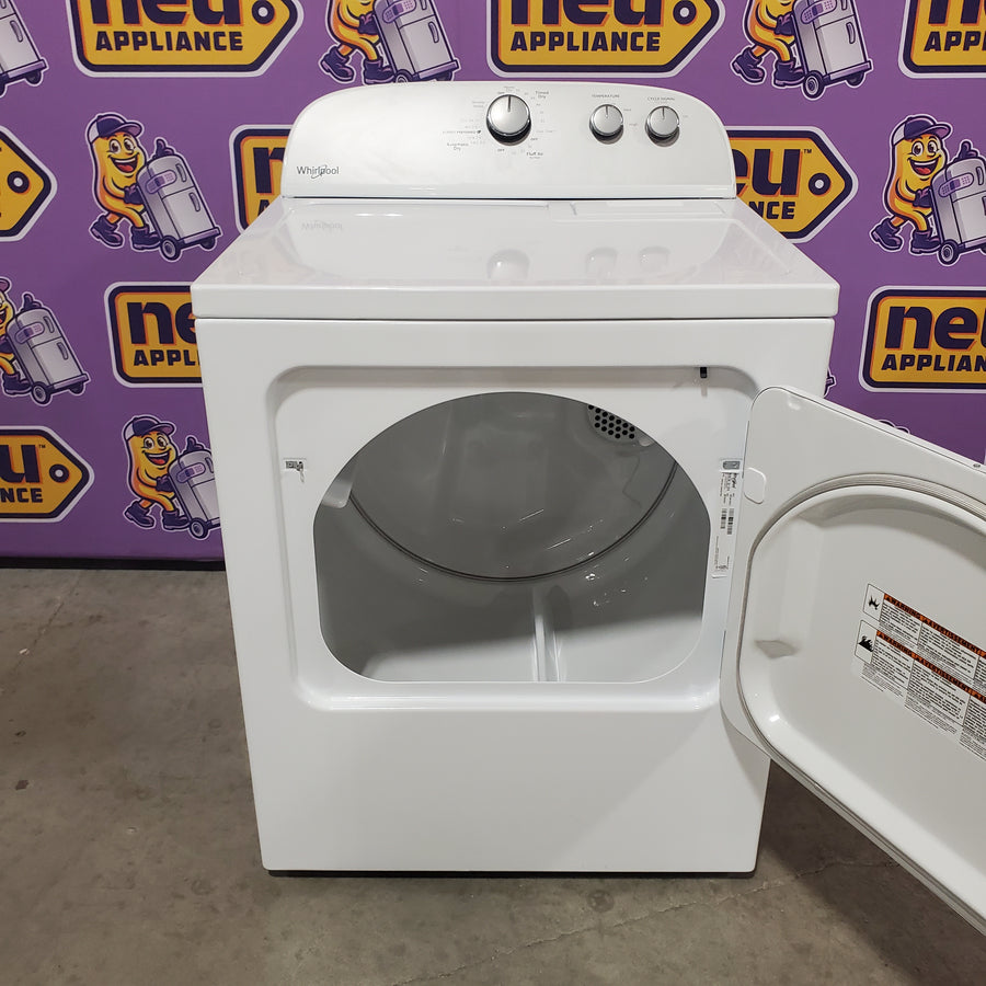 Whirlpool White Electric Extra Large 7.0 Cu. Ft. Dryer with Wrinkle Shield WED4815EW - Open Box