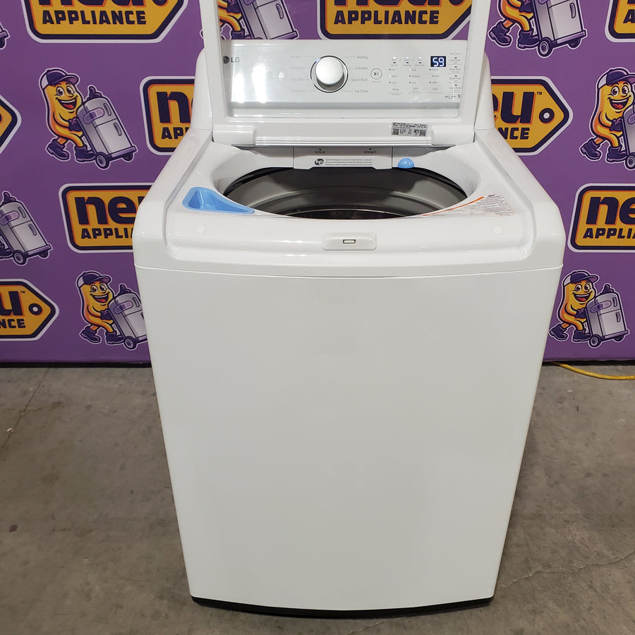 LG White Top Load 5.0 Cu. Ft. Mega Capacity Washer with TurboDrum Technology 3511217 - WT7150CW - Certified Refurbished