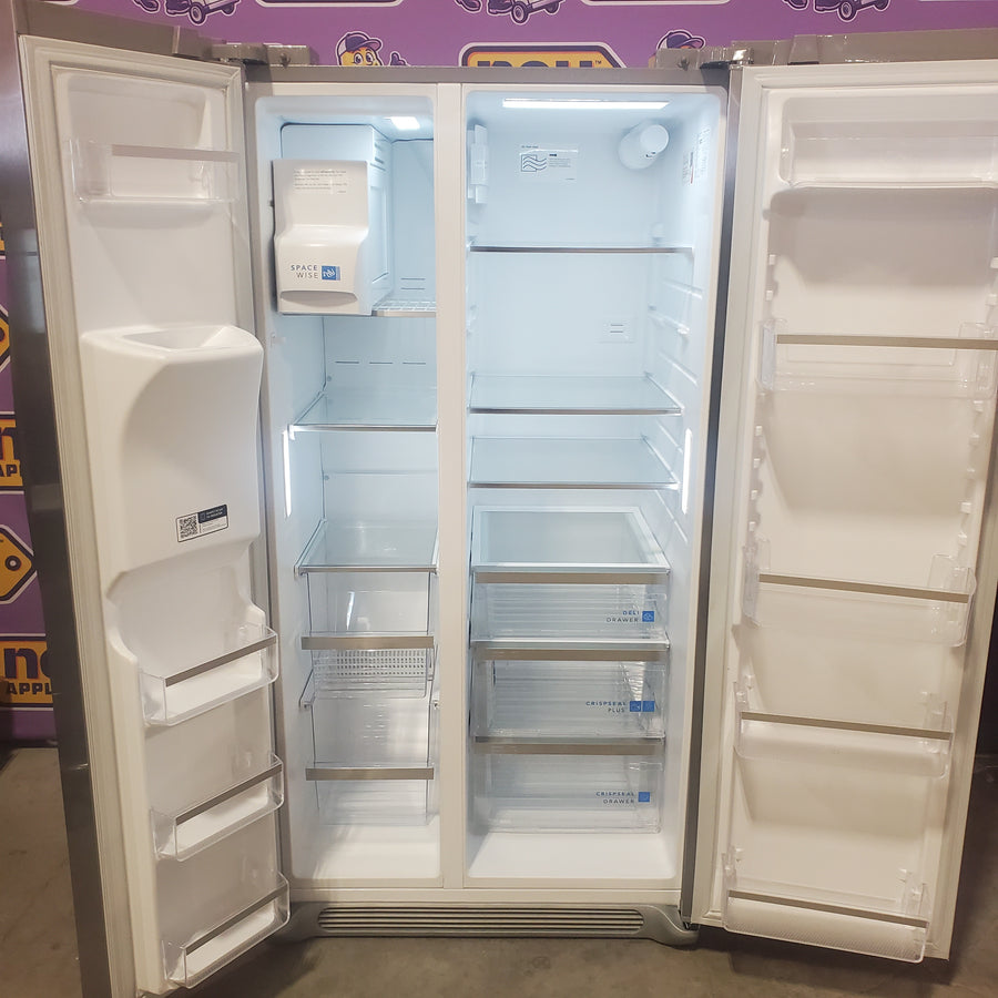 Frigidaire Gallery Smudge Proof Stainless Steel 26 Cu. Ft. Side by Side Refrigerator with Bright LED Lighting GRSS2652AF - Scratch & Dent (Minor)