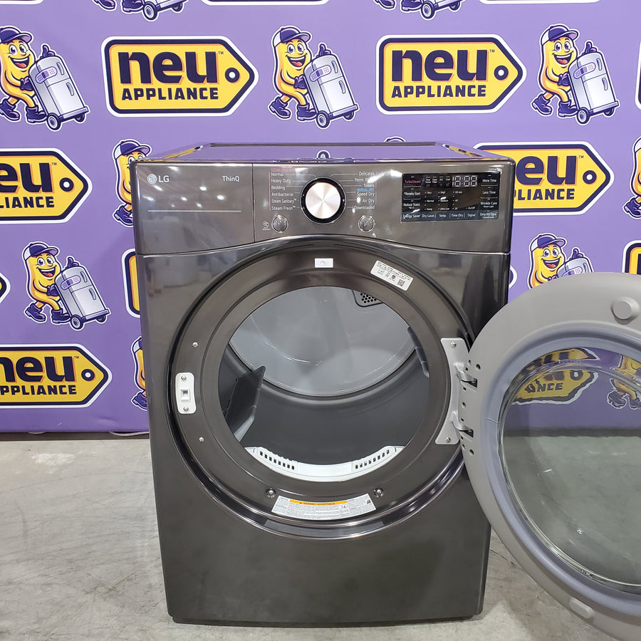LG Front Load 4.5 Cu. Ft. Washer with TurboWash 360 Technology WM4000HBA - Scratch & Dent (Minor) and LG Smart Wi-Fi Enabled Front Load Electric 7.4 Cu. Ft. Dryer with TurboSteam 16265 - DLEX4000B - Scratch & Dent (Moderate)