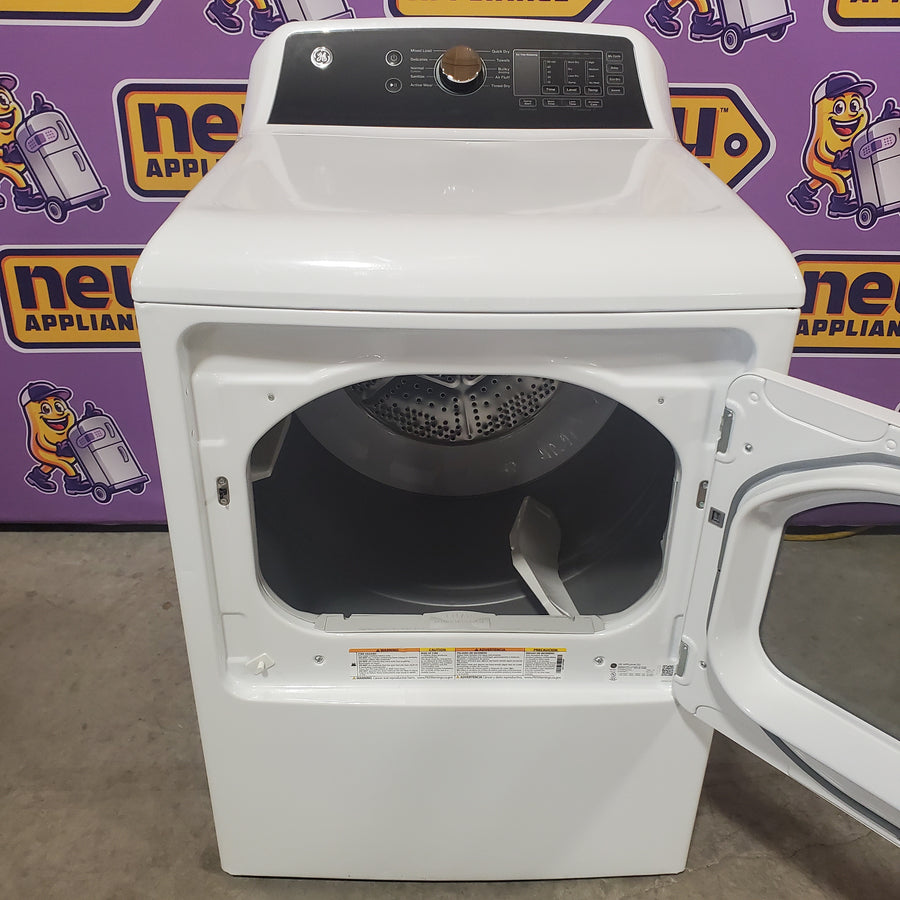 GE® 4.5 cu. ft. Capacity Washer with Water Level Control GTW585BSVWS - Certified Refurbished and GE® 7.4 cu. ft. Capacity Electric Dryer with Up To 120 ft. Venting and Sensor Dry GTD58EBSVWS - Certified Refurbished