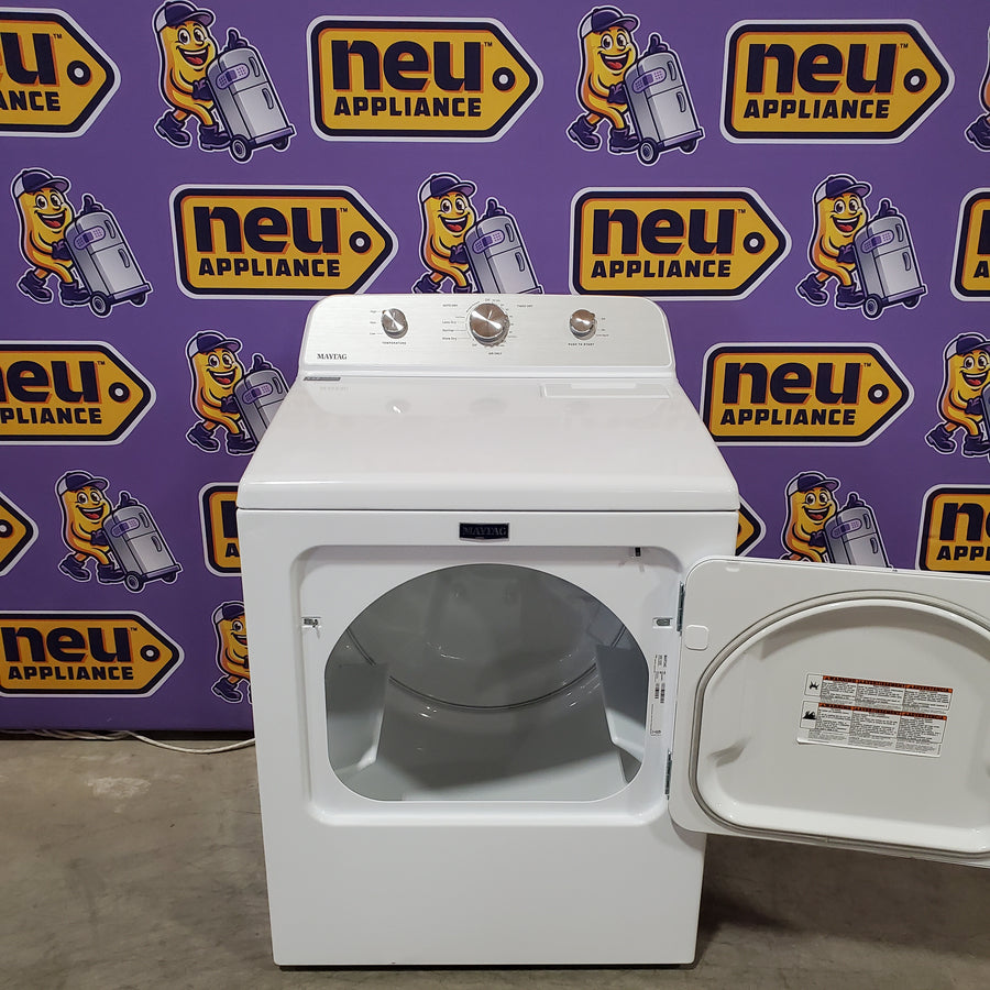MayTag 7.0 cu. ft. Top Load Electric Wrinkle Prevent Dryer MED4500MW - Scratch & Dent (Minor)