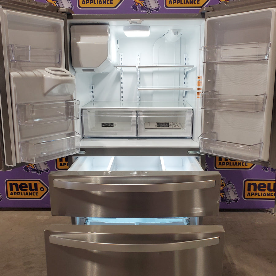 Whirlpool French Door Bottom Mount Refrigerator in Fingerprint Resistant Stainless Steel WRMF3636RZ - Scratch & Dent (Moderate)