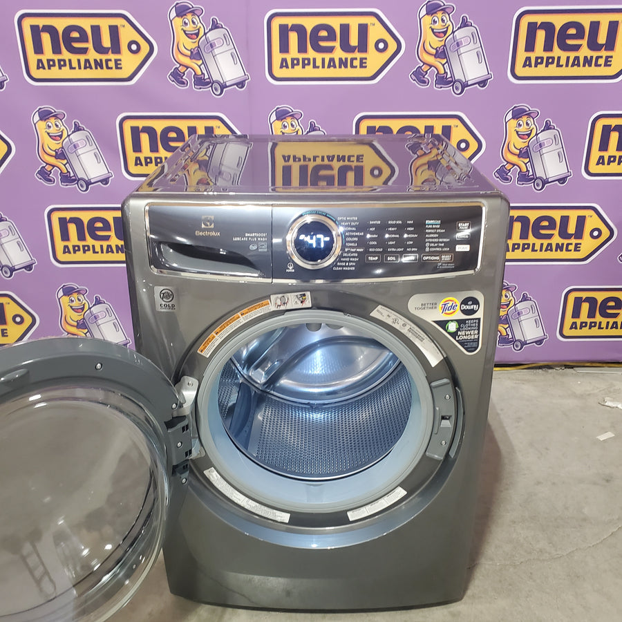 Electrolux Titanium Front Load 600 Series 4.5 Cu. Ft. Washer with Smartboost and Hand Wash Cycle ELFW7637AT - Scratch & Dent (Minor)