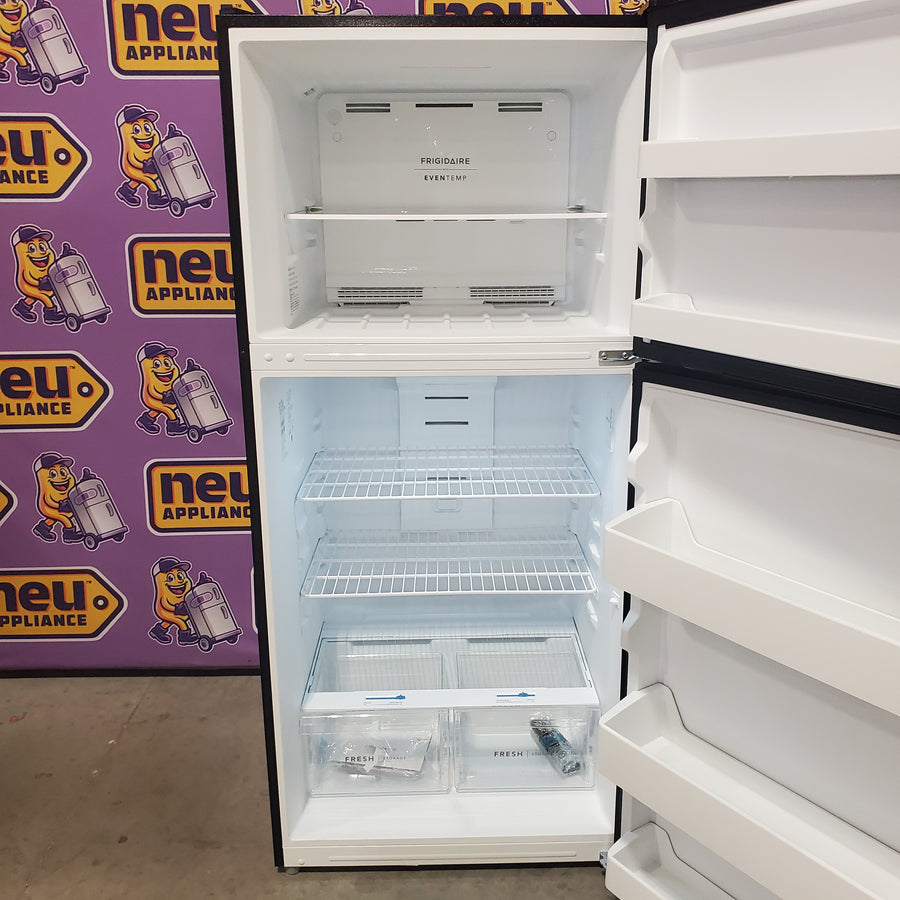 Frigidaire 19 Cu. Ft. Garage Ready Top Freezer Refrigerator in Black FRTE1814AB - Scratch & Dent (Moderate)