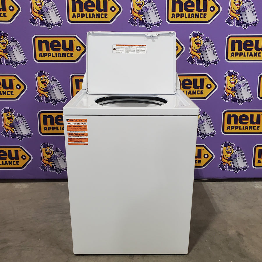 Whirlpool Top Load 3.5 Cu. Ft. Washer with Deep Water Wash Option WTW4816FW - Open Box and Whirlpool Vented 7.0 Cu. Ft. Electric Dryer 16261 - WED4815EW - Scratch & Dent (Moderate)
