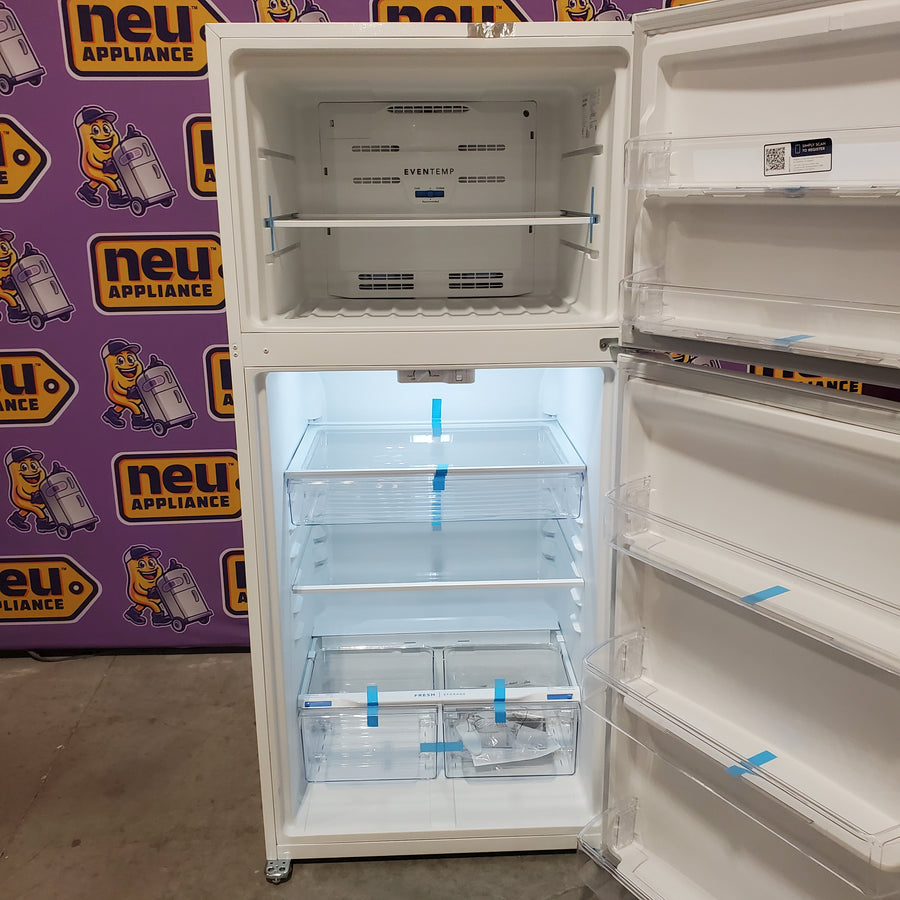 Frigidaire 20 Cu. Ft. Garage Ready Top Freezer Refrigerator in White 22121492 - FFTR2045VW - Scratch & Dent (Minor)
