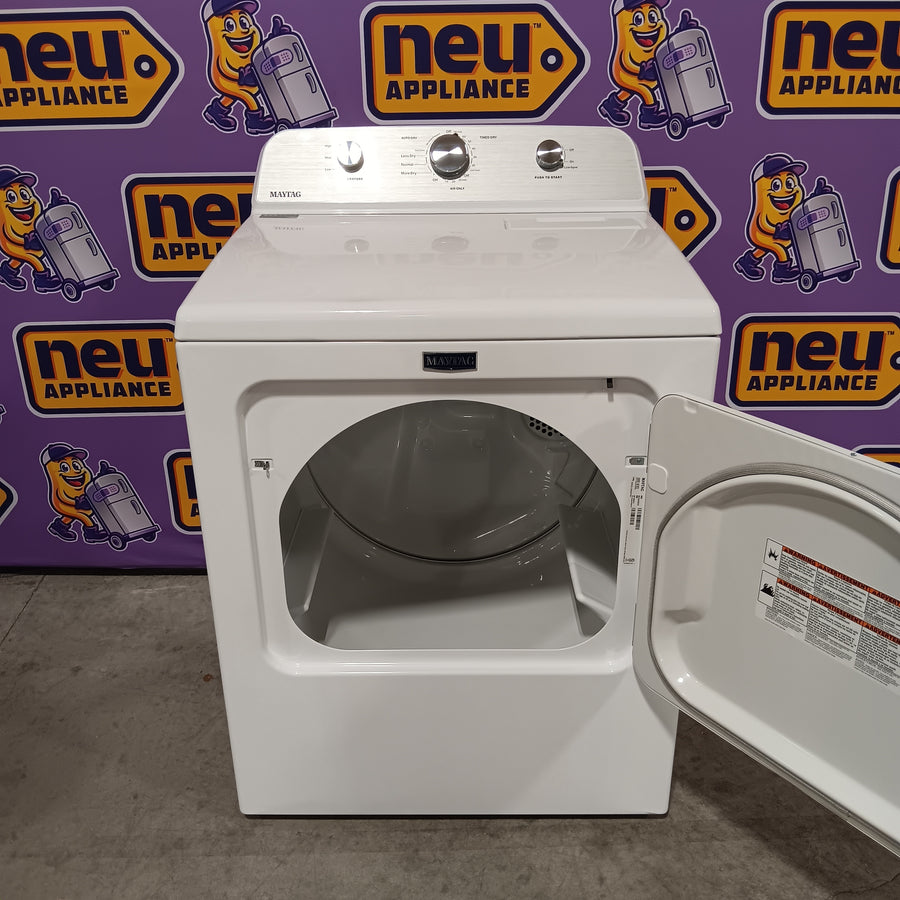 Maytag 4.5 cu. ft. Capacity Top Load Washer with Power™ Agitator and Deep Fill MVW4505MW - Scratch & Dent (Minor) and Maytag 7.0 cu. ft. Capacity Top Load Electric Wrinkle Prevent Dryer 16284 - MED4500MW - Open Box