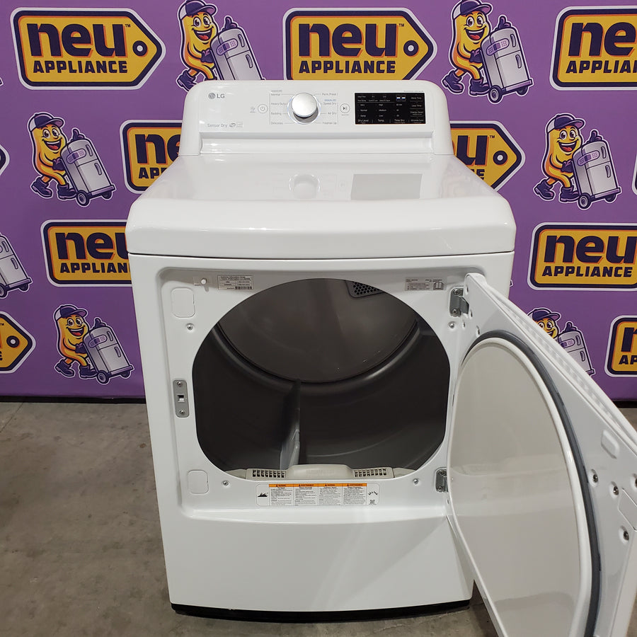 LG White Top Load 5.0 Cu. Ft. Mega Capacity Washer with TurboDrum Technology WT7150CW - Certified Refurbished and LG 7.3-cu ft Vented Gas Dryer in White 16301 - DLG7101W - Certified Refurbished