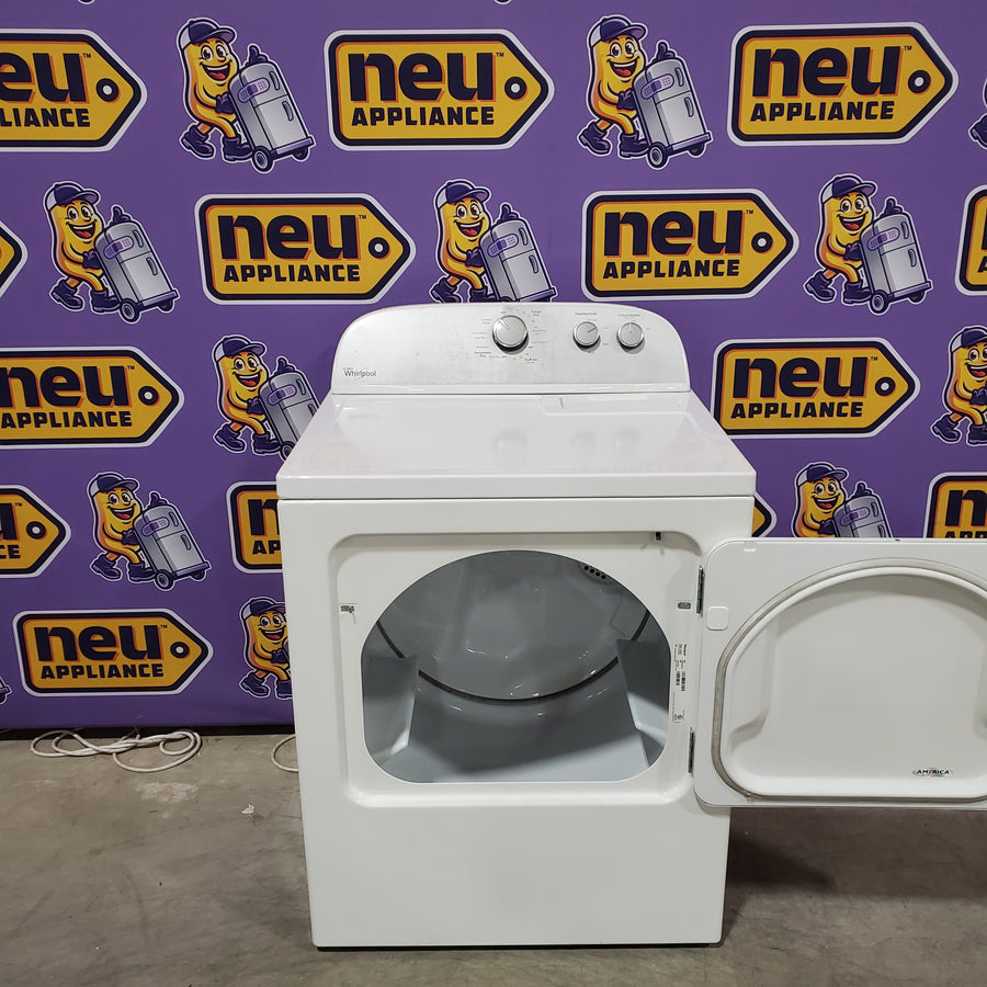 Whirlpool Electric Dryer with 7.0 cu. ft. Capacity, Wrinkle Shield Option, Timed Dry, On/Off End of Cycle Signal, Reversible Door WED4800BQ - Certified Refurbished
