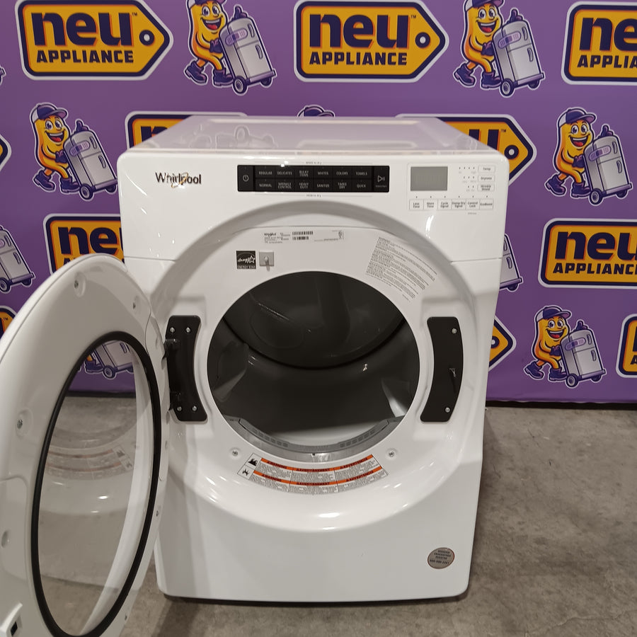 Whirlpool Closet Depth Front Load 4.3 Cu. Ft. Washer with Intuitive Controls WFW560CHW - Certified Refurbished and Whirlpool 7.4 cu. ft. ENERGY STAR Front Load Electric Dryer with Long Vent 16283 - WED560LHW - Certified Refurbished