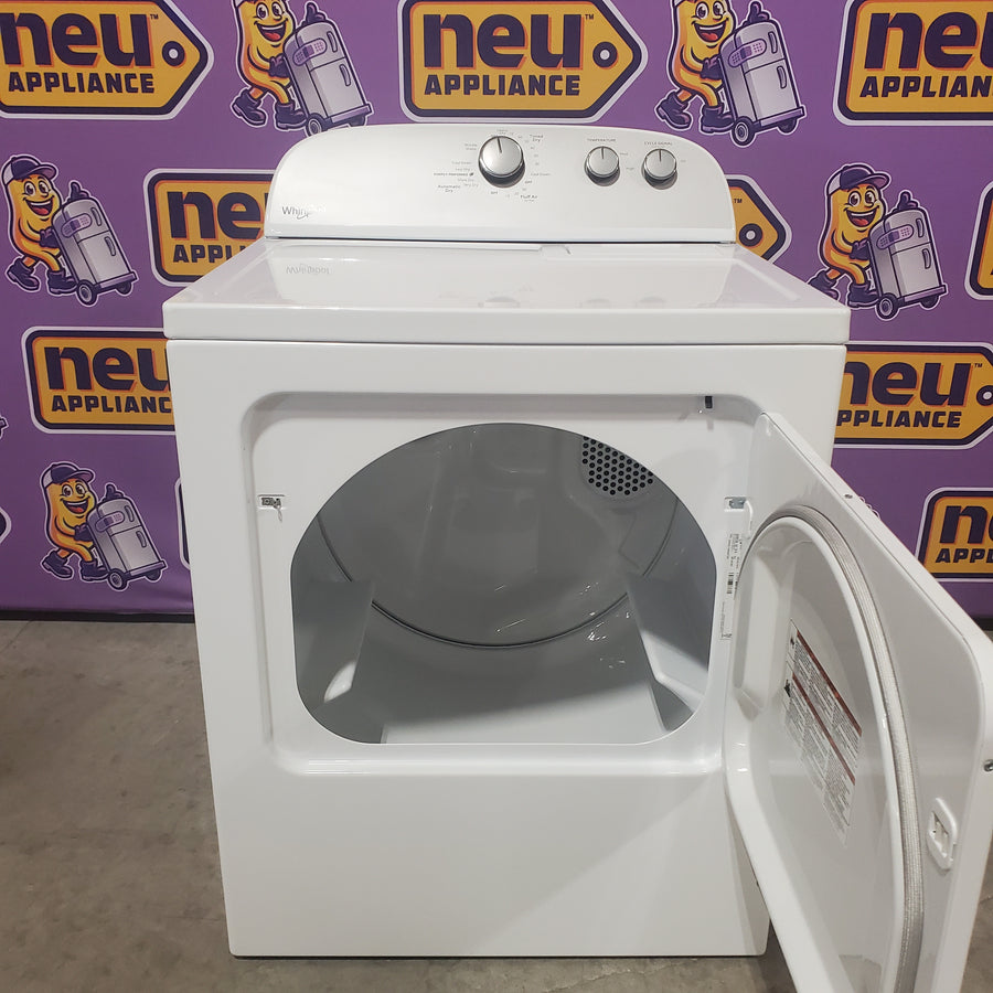 Whirlpool White Electric Extra Large 7.0 Cu. Ft. Dryer with Wrinkle Shield 22421746 - WED4815EW - Scratch & Dent (Minor)