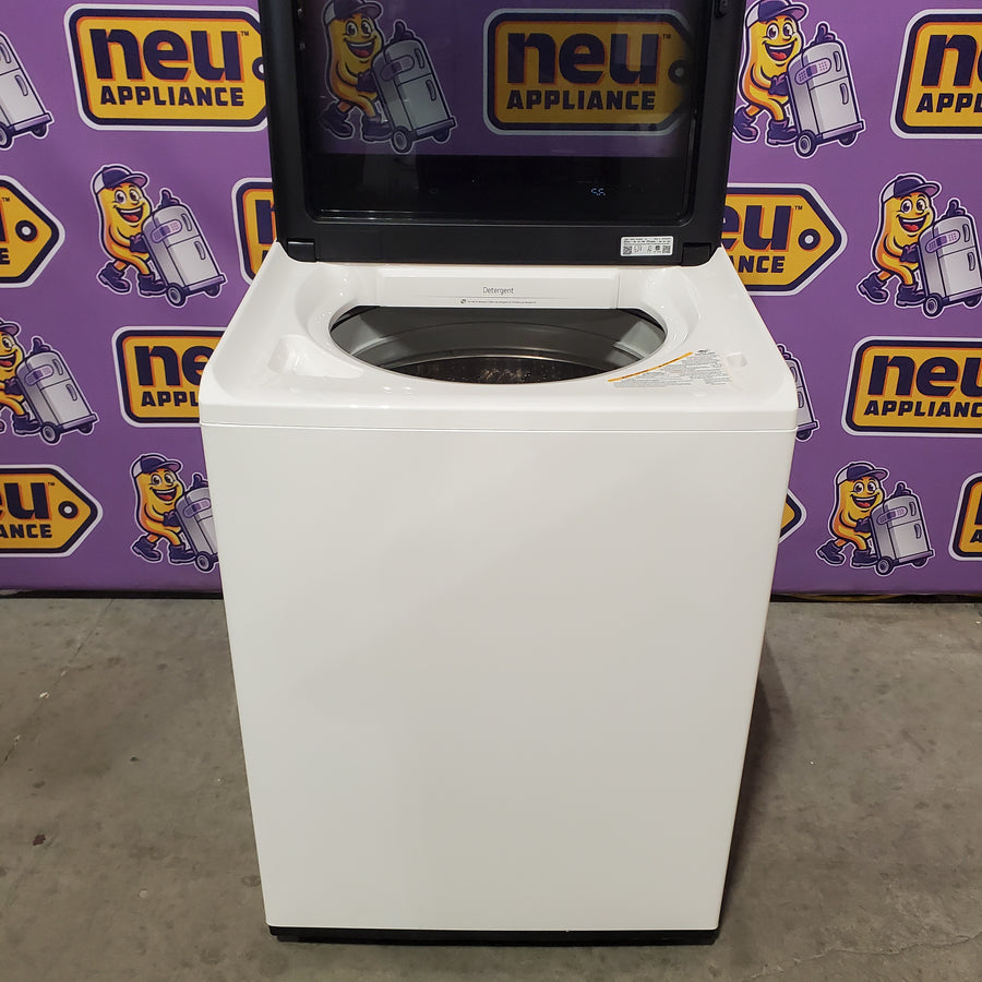 LG 5.5 cu. ft. Mega Capacity Top Load Washer with Impeller in Alpine White WT8400CW - Open Box