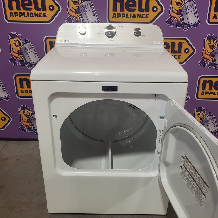 MayTag 7.0 cu. ft. Top Load Electric Wrinkle Prevent Dryer MED4500MW - Scratch & Dent (Minor)