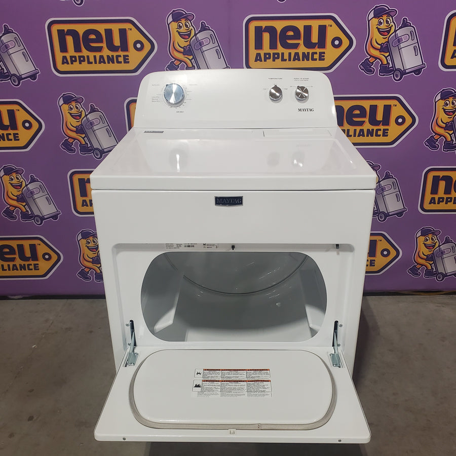 Maytag Top Load Style Electric Wrinkle Prevent 7.0 cu. ft. Dryer with Auto Dry MED4005SW - Scratch & Dent (Minor)