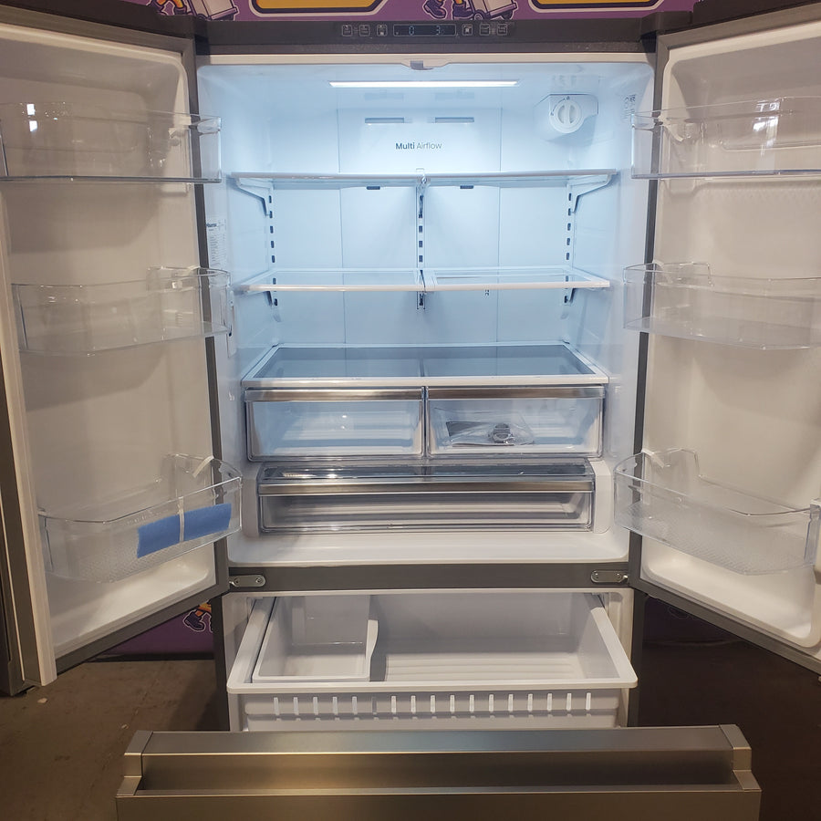 Hisense 26.6 cu. ft. French Door Refrigerator in Fingerprint Resistant Stainless Steel HRF266N6CSE1 - Scratch & Dent (Minor)