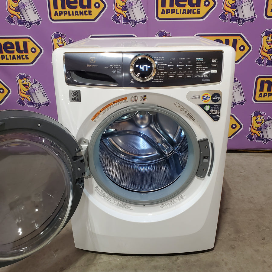 Electrolux 4.5 Cu.Ft. Stackable Front Load Washer with Steam and SmartBoost Wash System ELFW7637AW - Scratch & Dent (Minor)