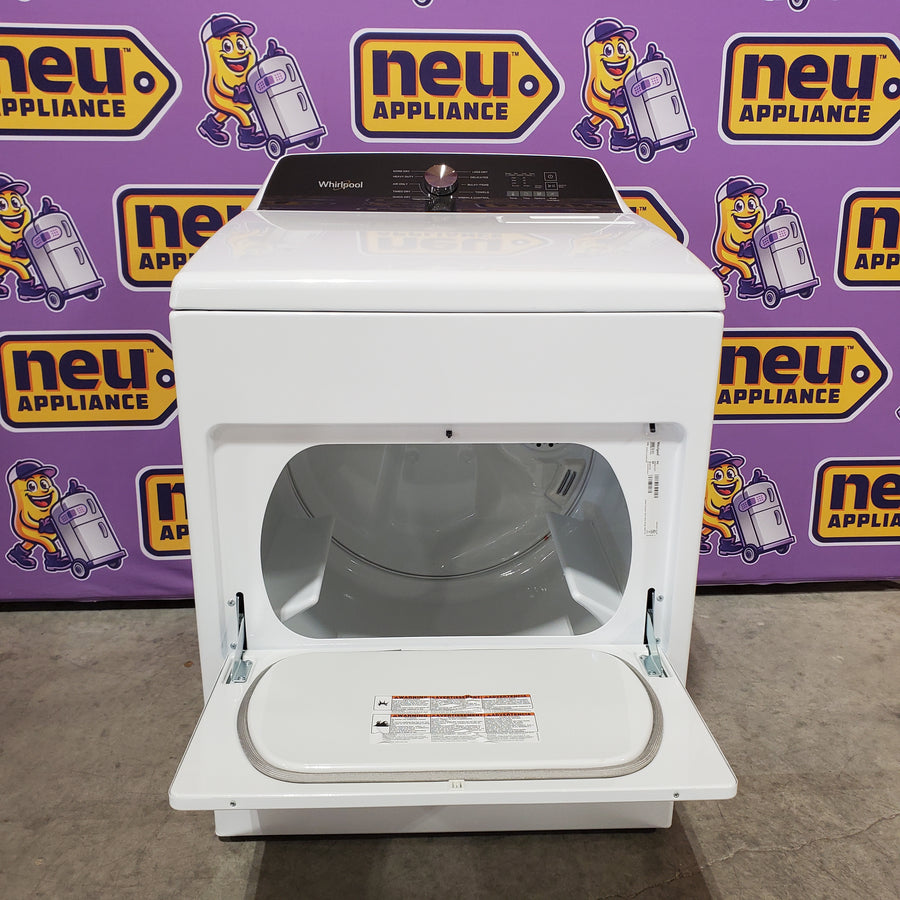 Whirlpool 7.0 cu. ft. Electric Dryer with Hamper Door 22442606 - WED5010LW - Scratch & Dent (Minor)